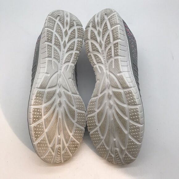 Skechers Virtue Slip-On Sneakers Women's 9 Gray/Multi Vegan Memory Foam Low Shoe - Picture 9 of 10